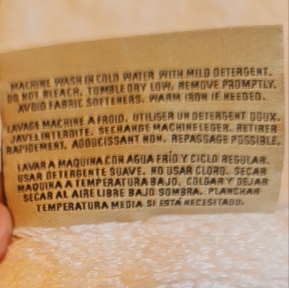 Hand Towels White Turkish Luxury Collection 65% Cotton 35% Modal Like New Set/4 - Picture 9 of 9